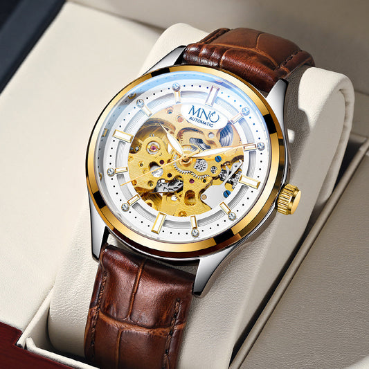 Pure Mechanical Watch Fully Automatic Luminous Hollow